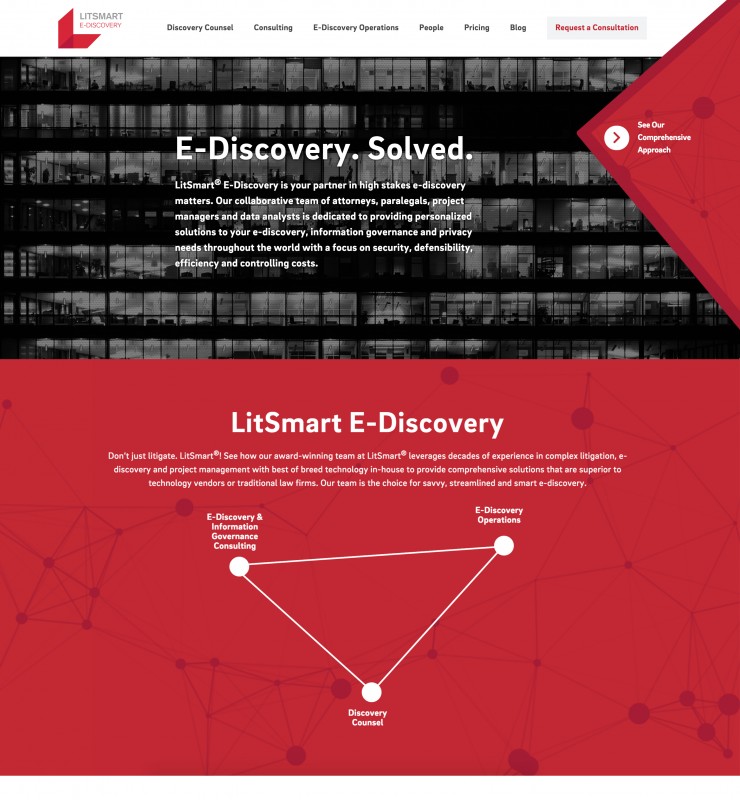 Kilpatrick Townsend LitSmart E-Discovery Homepage